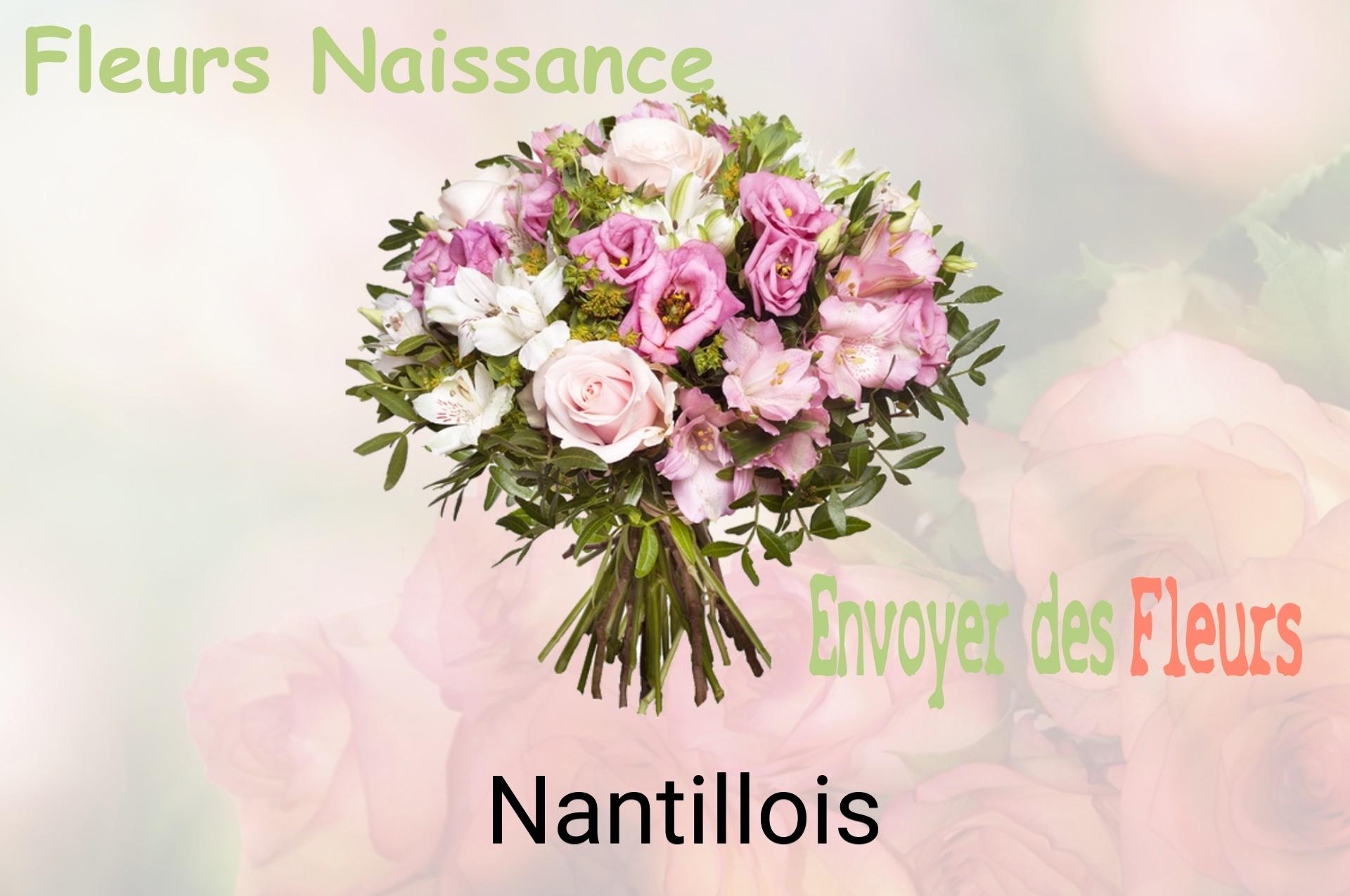 Bouquet de fleurs de naissance livré à Nantillois